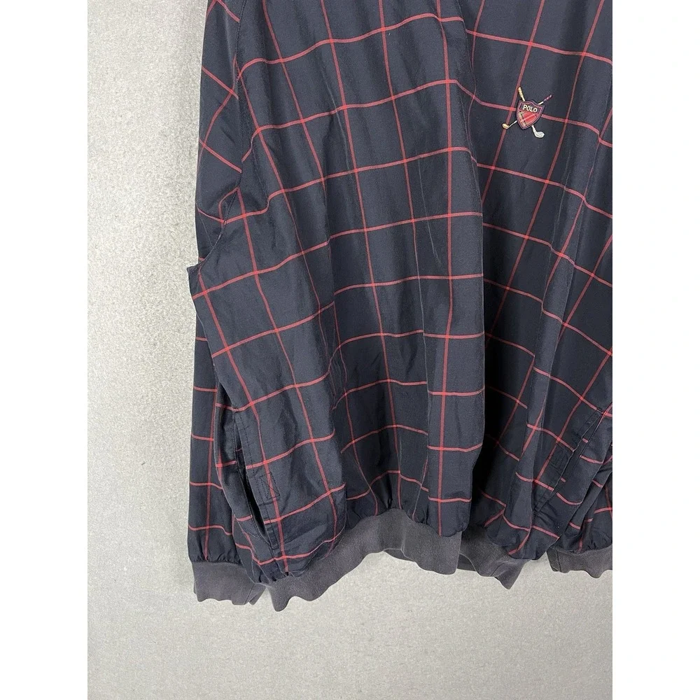 Polo Ralph Lauren Club‎ Logo Crewneck Navy Windowpane Large